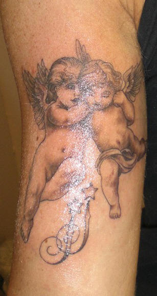 Cherub Angel Tattoo Ideas - Cute Cherub Tattoo Gallery