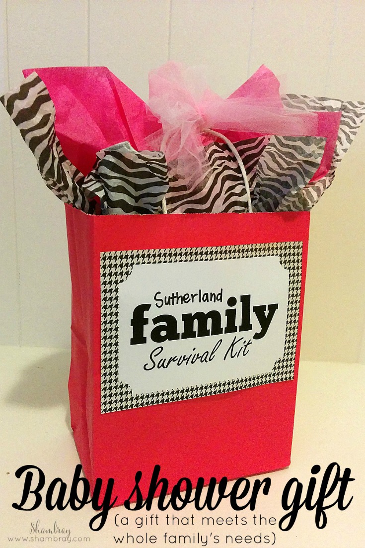 Shambray Family Survival Kit Baby Shower Gift