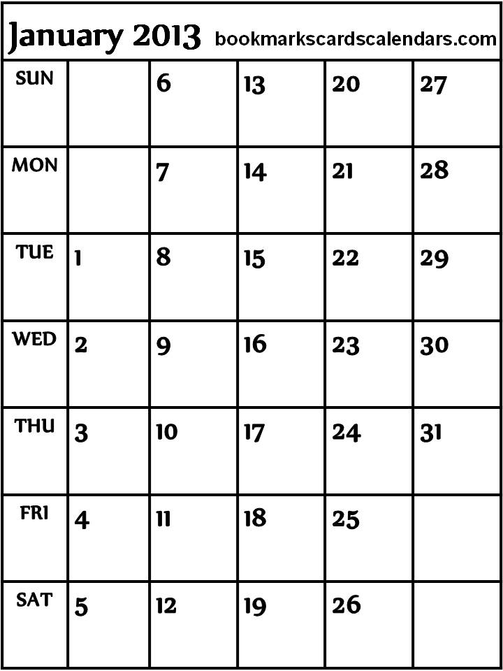 free-calendars-2015-bookmarks-cards-simple-2013-january-calendar