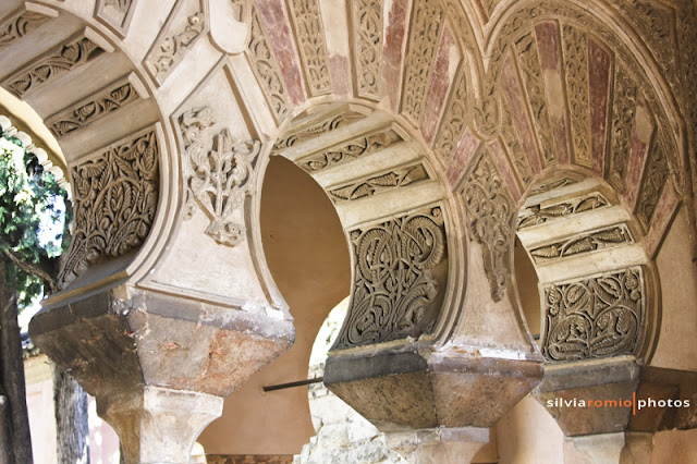 Alcazaba: particolare dei capitelli Alcazaba: particolare dei capitelli