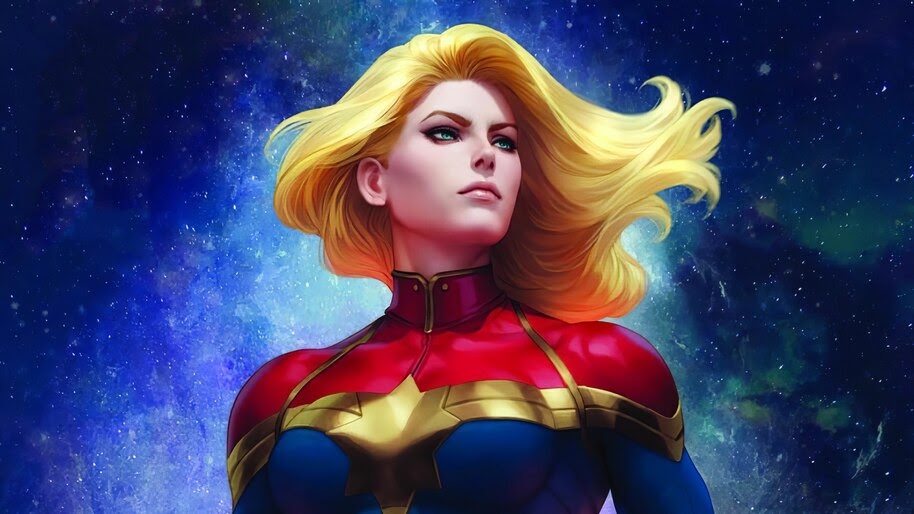 Captain Marvel, Comics, Art, 4K, #6.2060