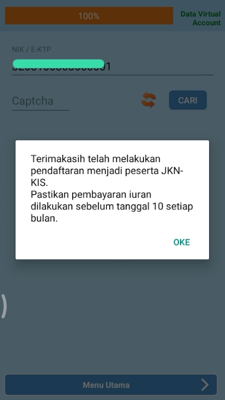 Pendaftaran berhasil Pendaftaran berhasil