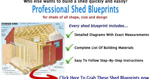 10x12 shed plans