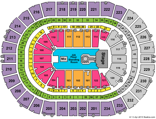 Consol Energy Center Seating Chart