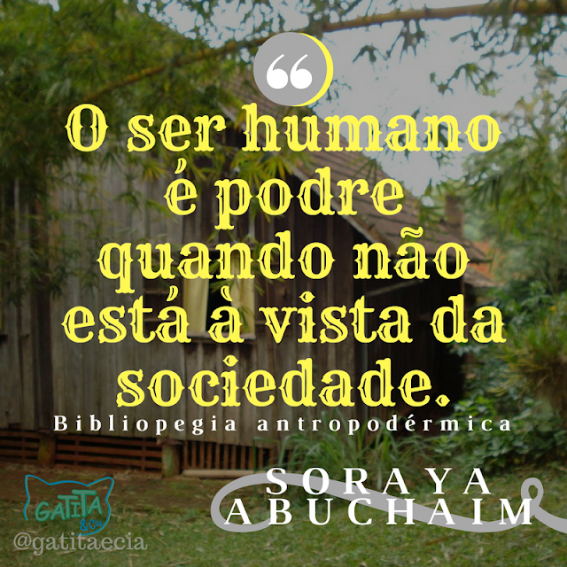Bibliopegia Antropodérmica quote livro resenha soraya abuchaim insanidade gatitaecia