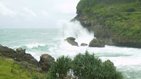 Tourist attraction Sembukan beach in Wonogiri