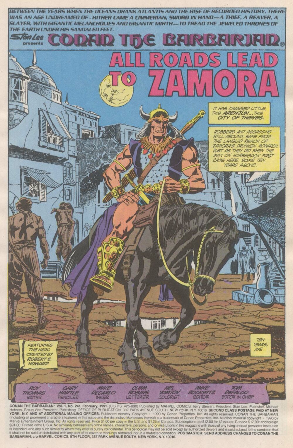 Read online Conan the Barbarian (1970) comic -  Issue #241 - 2