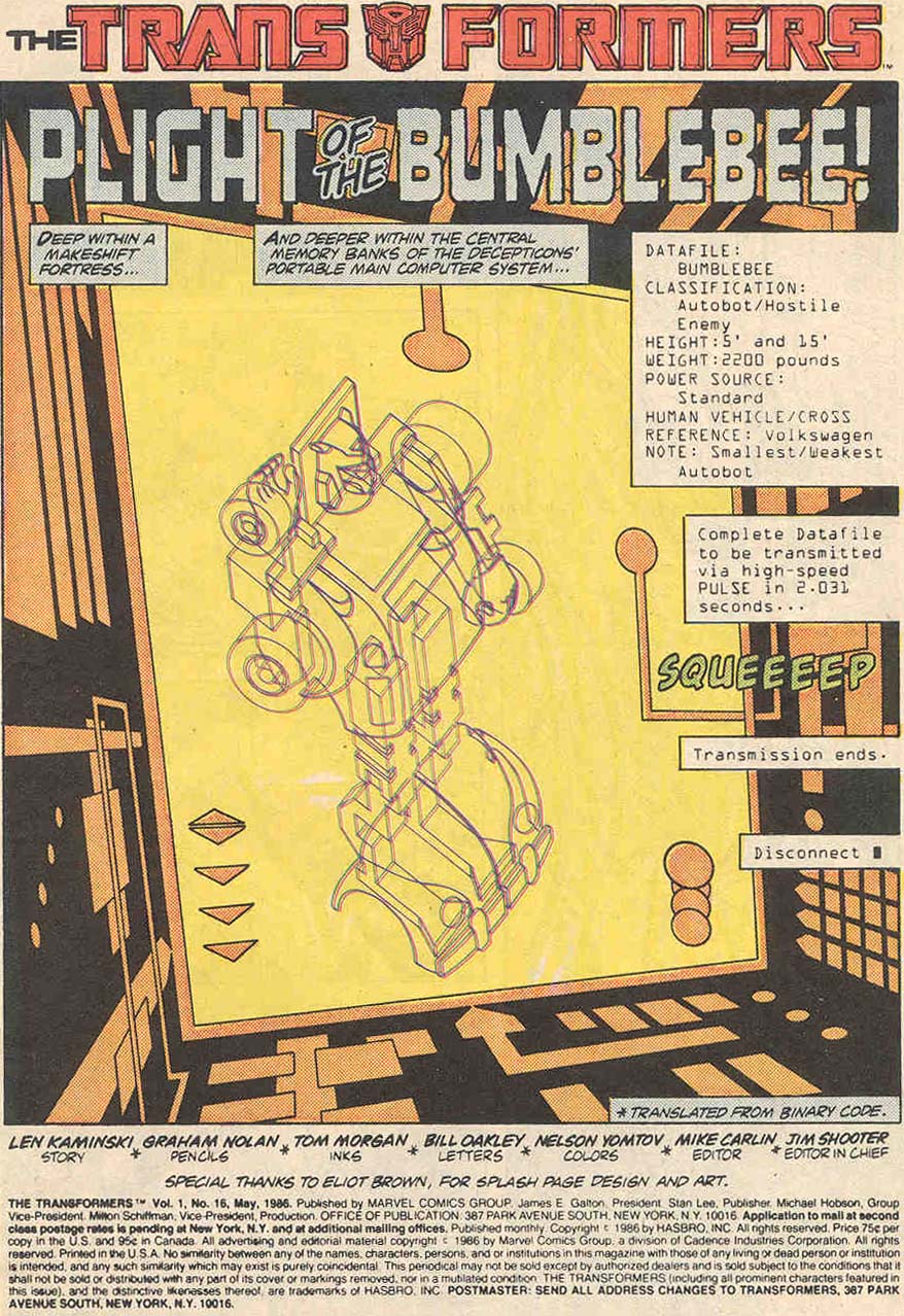 The Transformers (1984) issue 16 - Page 2