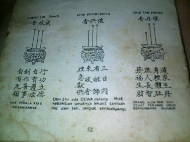 capcai blog Dupa atau Hio dan maknanya