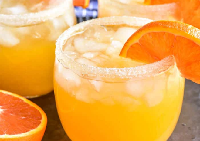 Orange Margaritas  #healthydrink #easyrecipe #cocktail #smoothie
