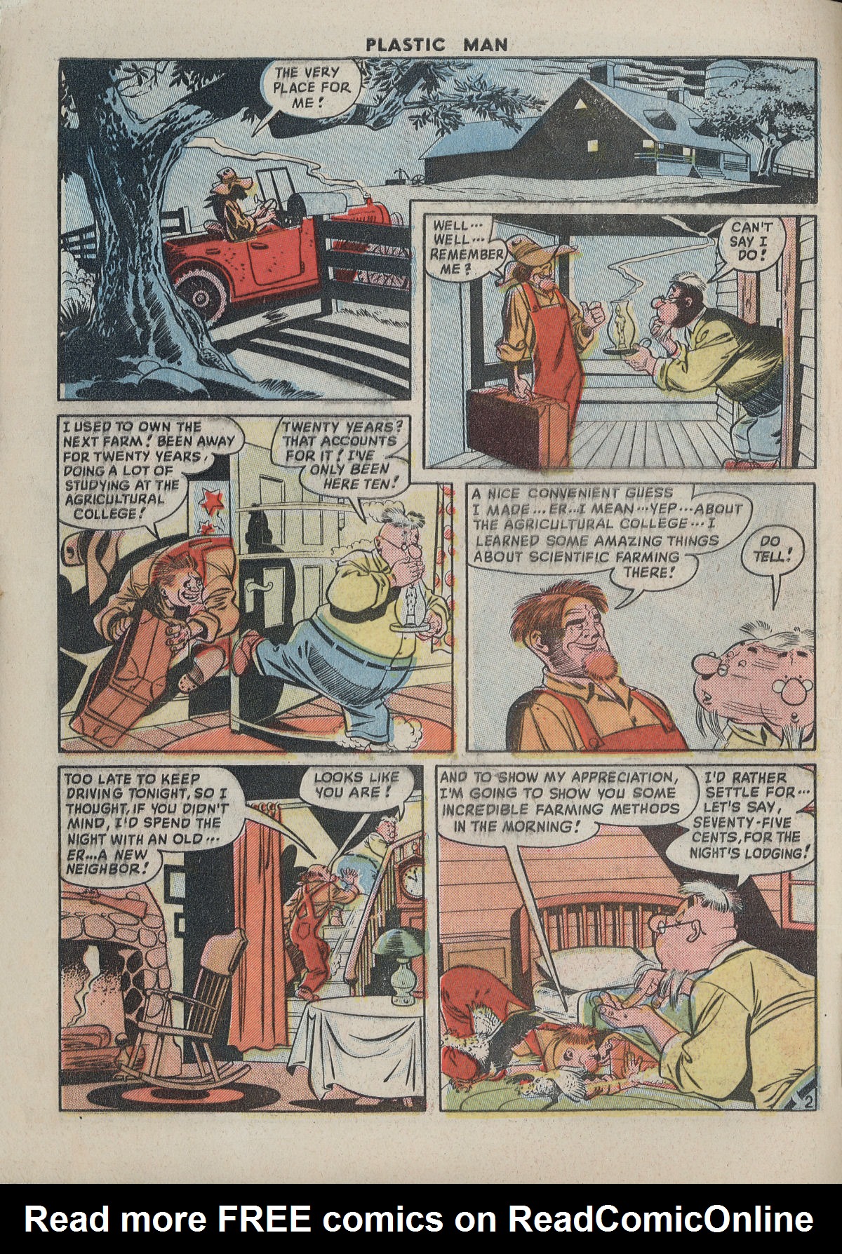 Read online Plastic Man (1943) comic -  Issue #18 - 5