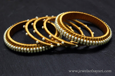 Make Silk Thread Jewellery bangles