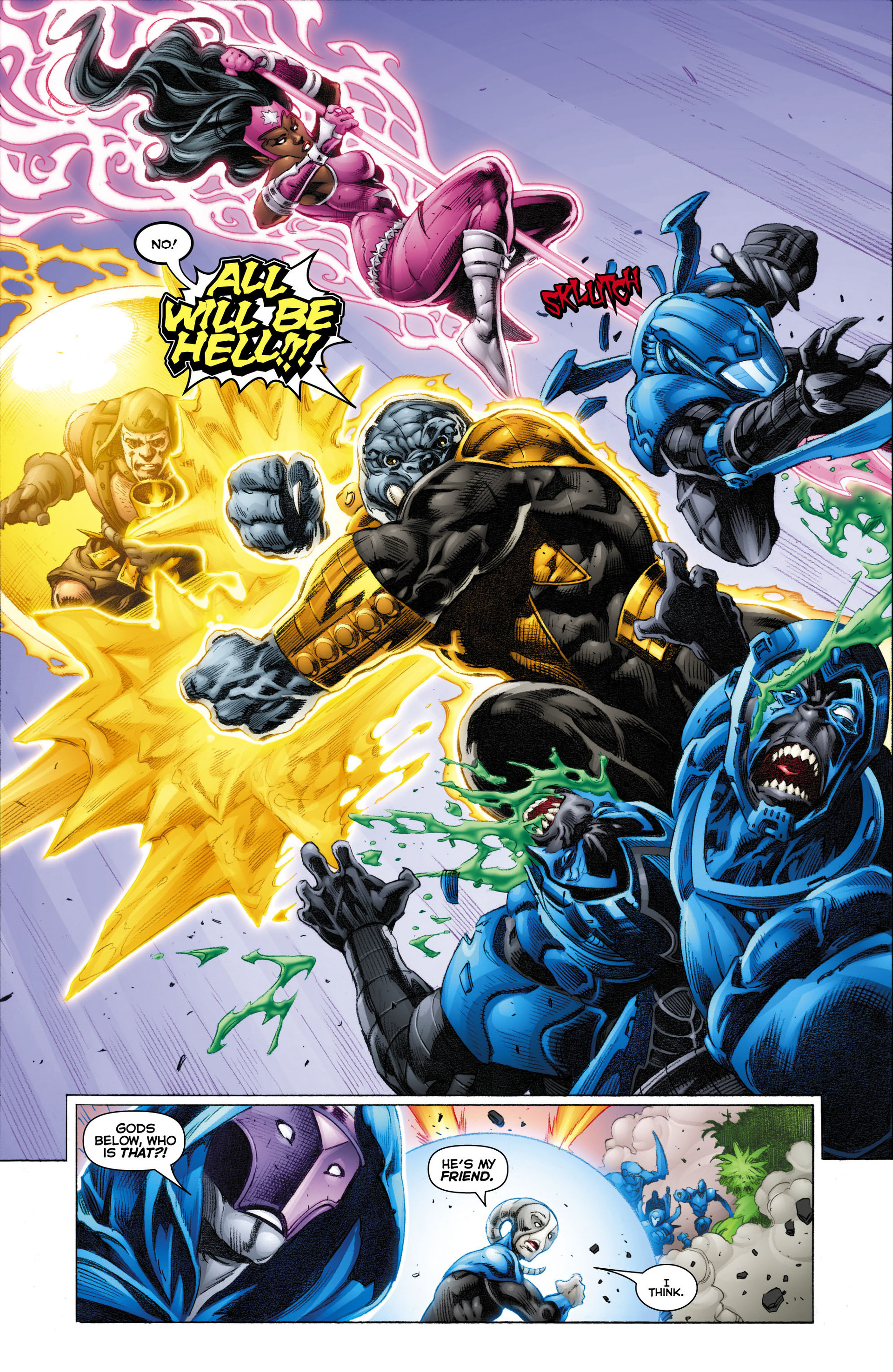 Read online Green Lantern: New Guardians comic -  Issue #10 - 10