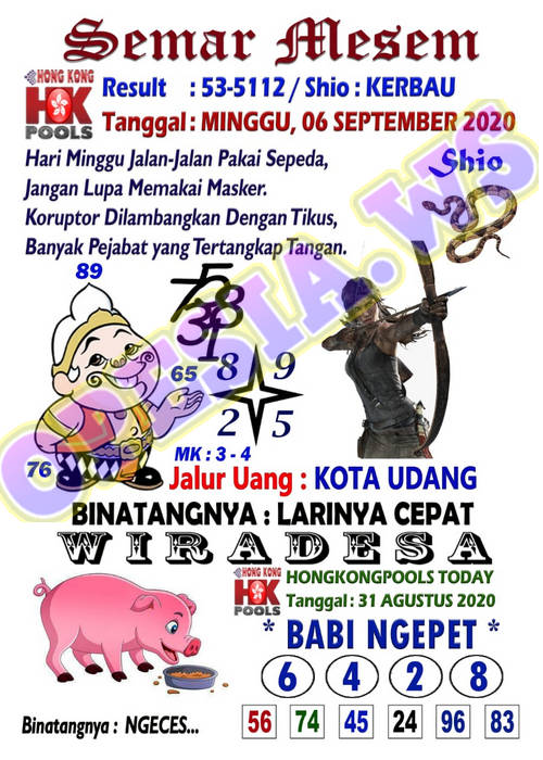 1 New Message Kode Syair Hongkong 6 September 2020 Forum Syair Togel Hongkong Singapura Sydney