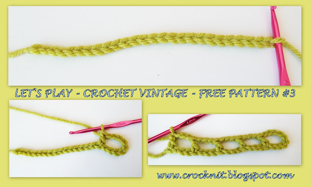 free crochet patterns, vintage, arches, 