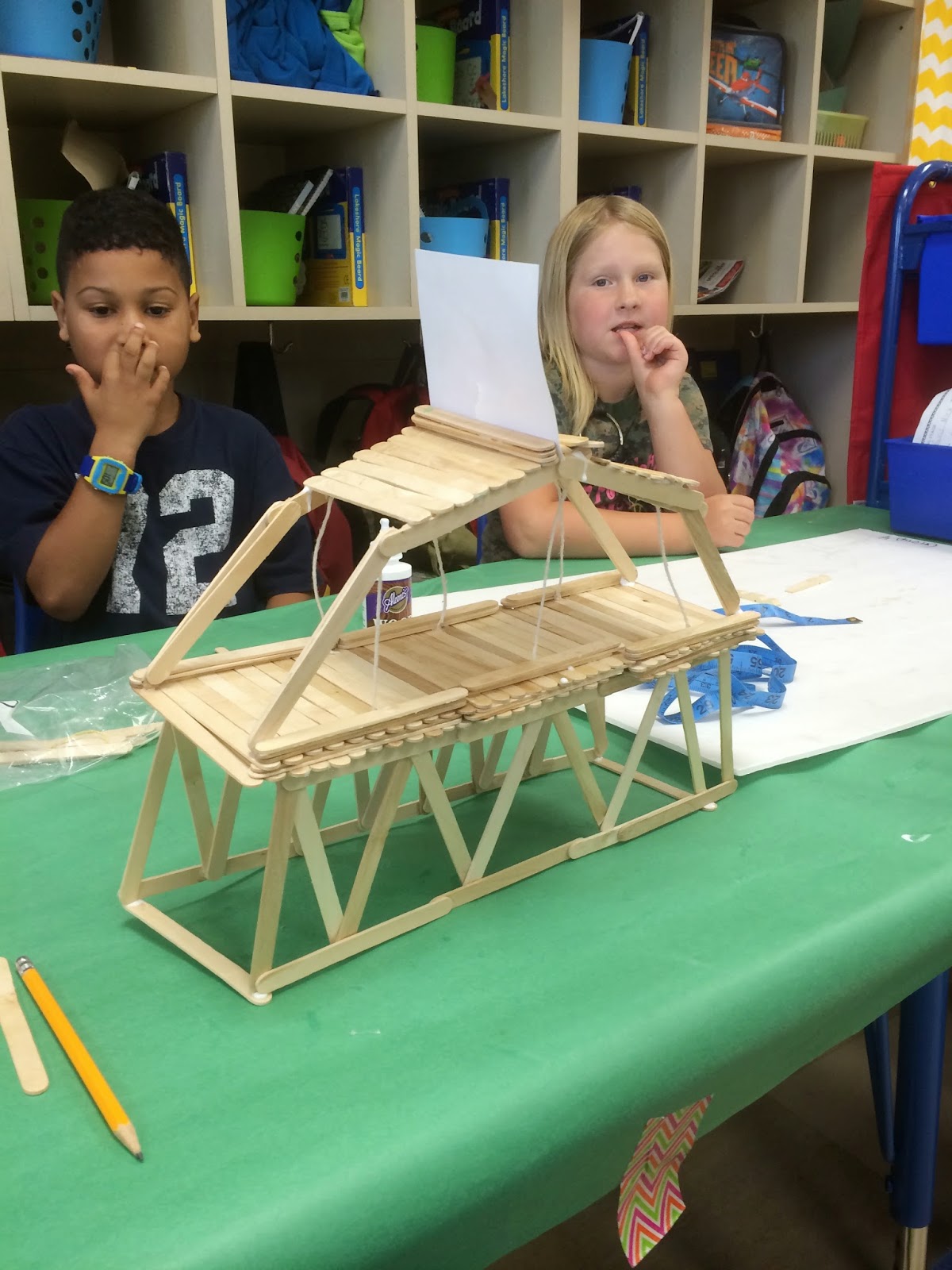 Room to Bloom in 3rd Grade Bridge Building