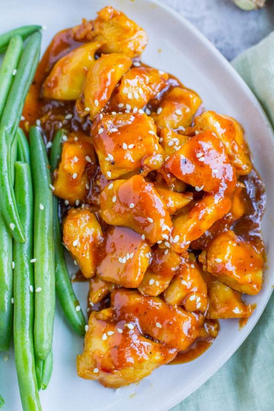 Healthy Orange Chicken - The Country Chic Cottage