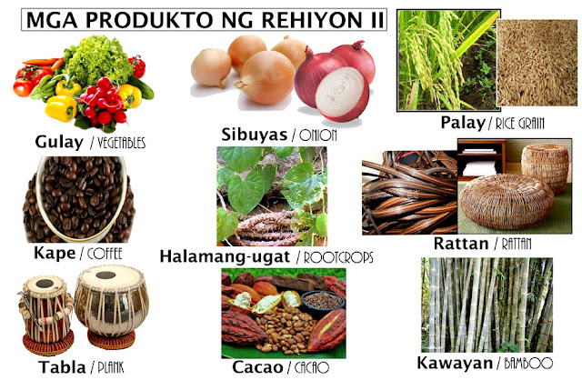 Mga Produkto Ng Rehiyon: Rehiyon II