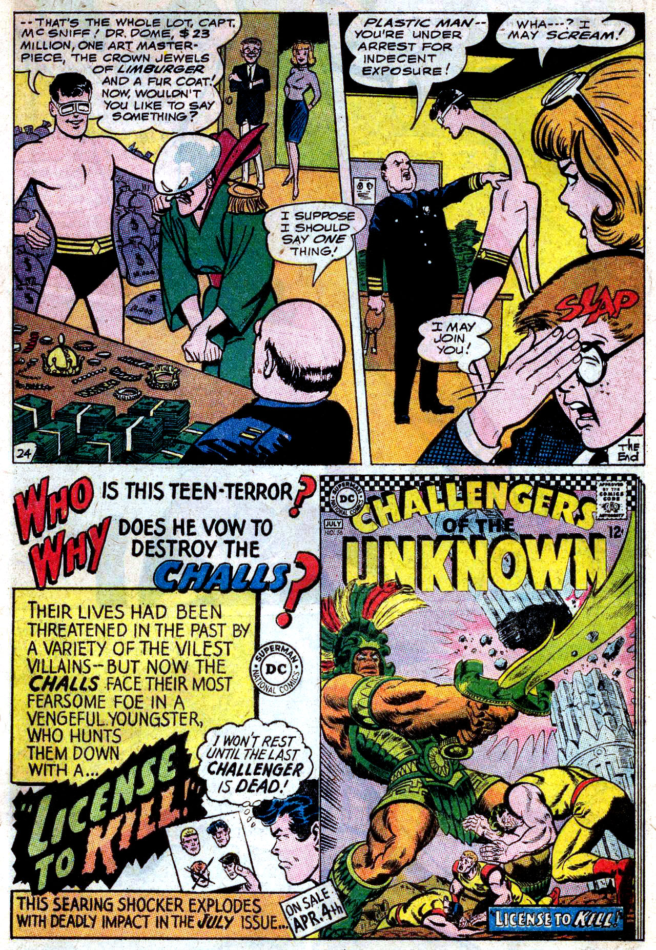 Read online Plastic Man (1966) comic -  Issue #4 - 26