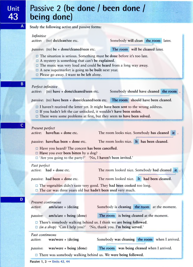 43. Passive 2 (be done / been done / being done)|Learn english-English ...