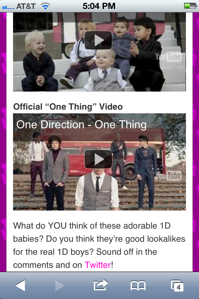 One Direction Babies