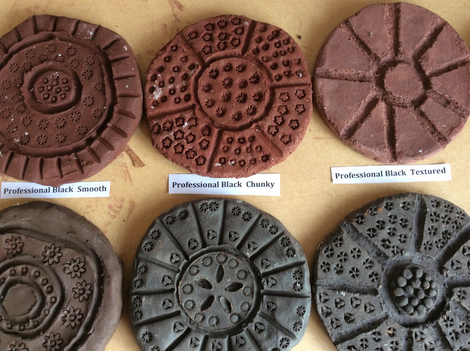 Beadbug Experimenting with different types of clay