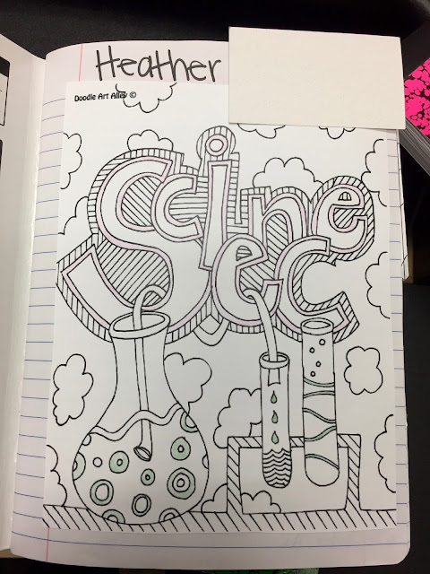 homework notebook front page