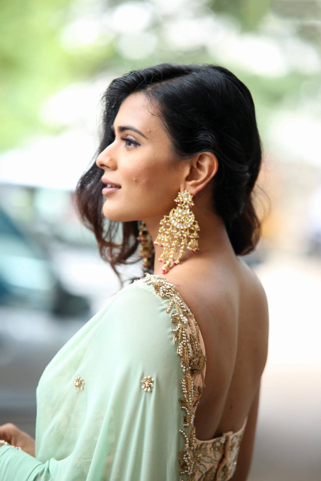 Hebah Patel Xx Vidio - Beauty Galore HD : Hebah Patel Saree Photos At 24 Kisses Press Meet Aug 2018