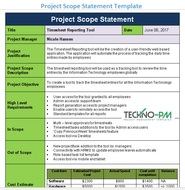 project-scope-statement-template-project-management-templates