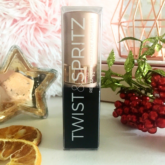Twist and Spritz perfume holder