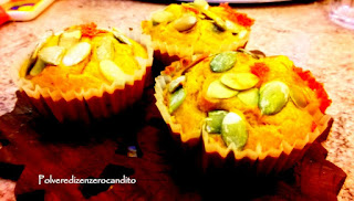 muffin alla zucca dal cuore filante