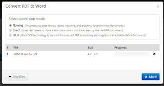 Cara Mengubah PDF to Word Online Kualitas Premium