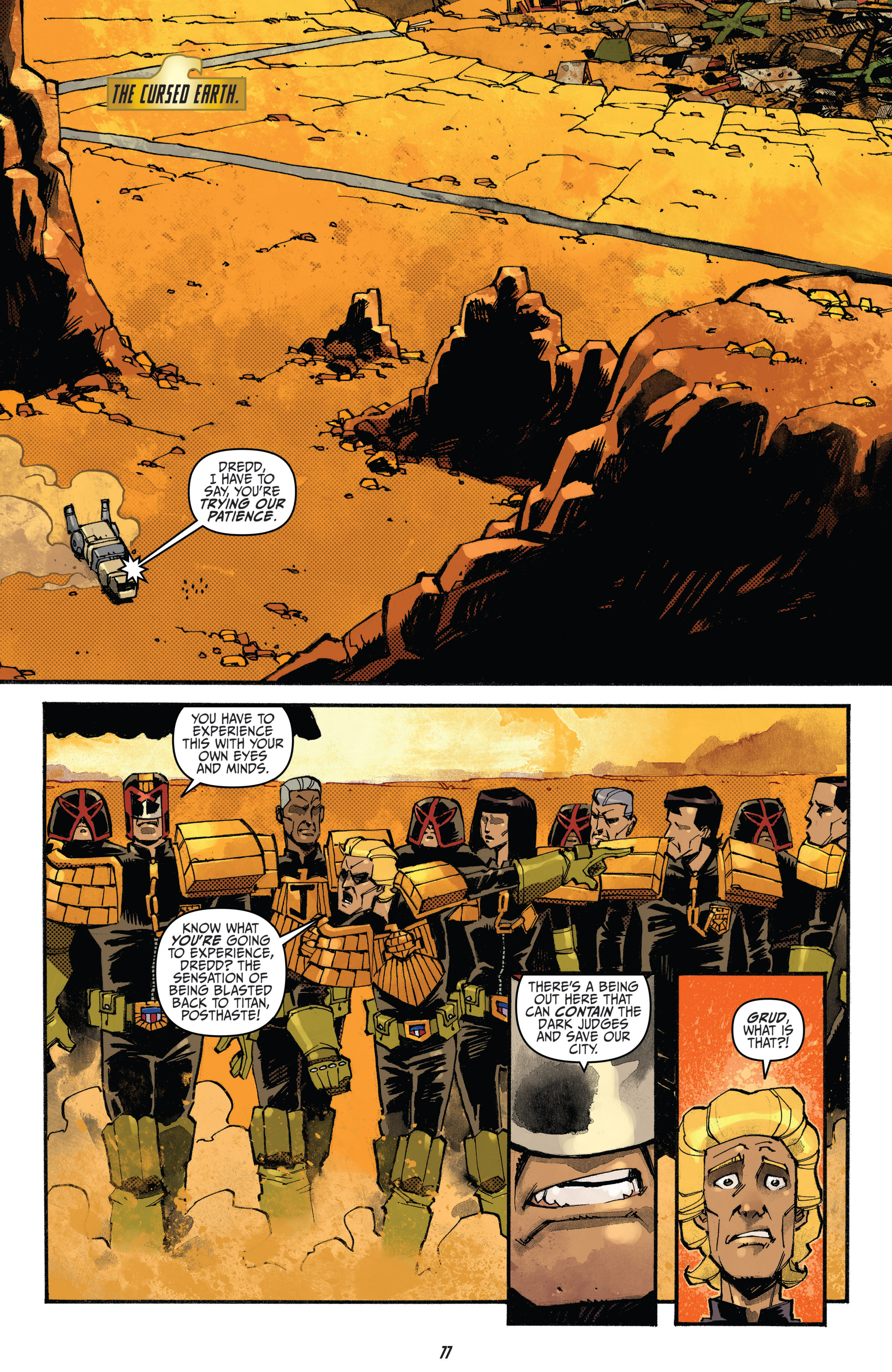 Read online Judge Dredd (2012) comic -  Issue # _TPB 5 - 75