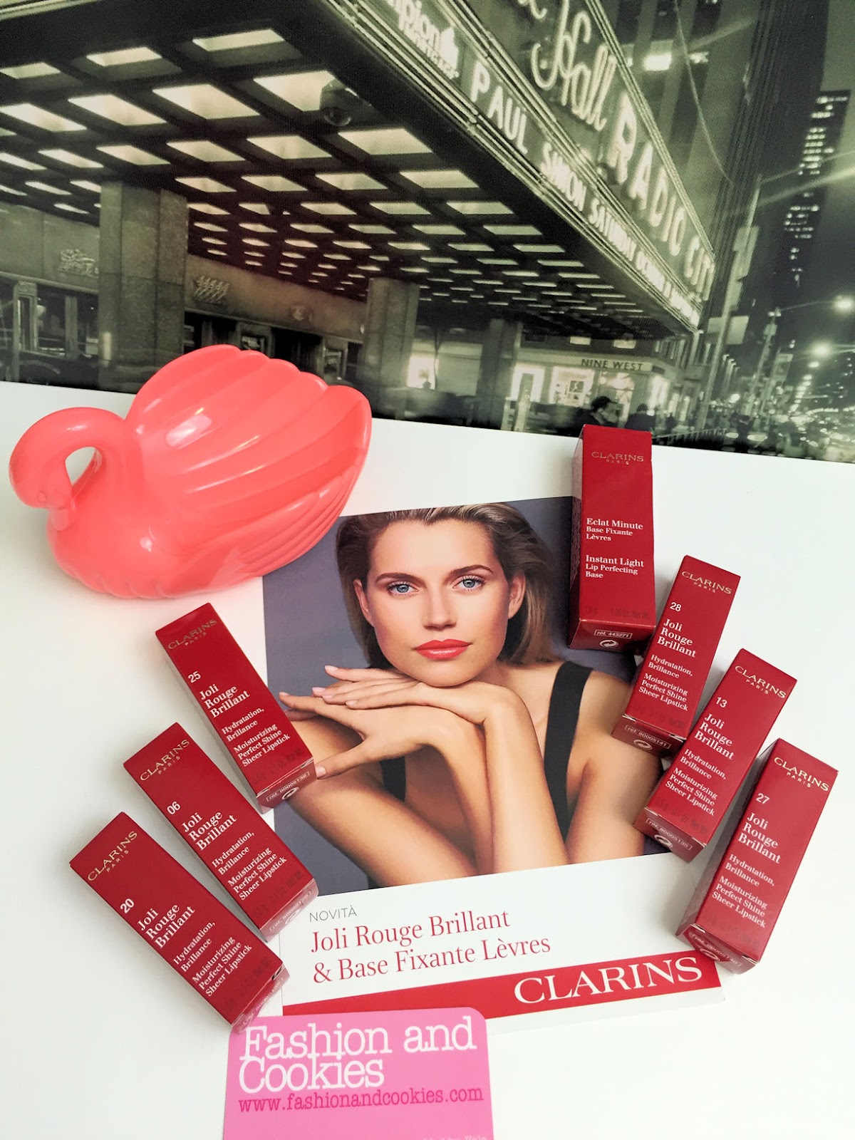 Clarins Joli Rouge Brillant and Lip Perfecting Base review Fashion