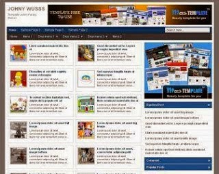 template blogspot seo friendly Johny Wuss