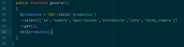 Consulta Laravel Framework