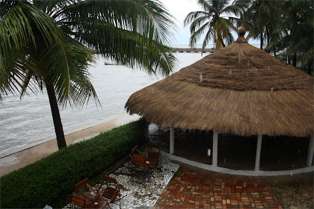 Comedor del hotel Carabane - Isla de Carabane