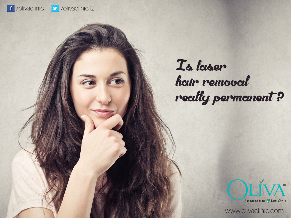 Oliva Clinic- Best Skin and Hair Clinic in Hyderabad and Bangalore: Laser  Hair Removal: Is It Really Permanent ?