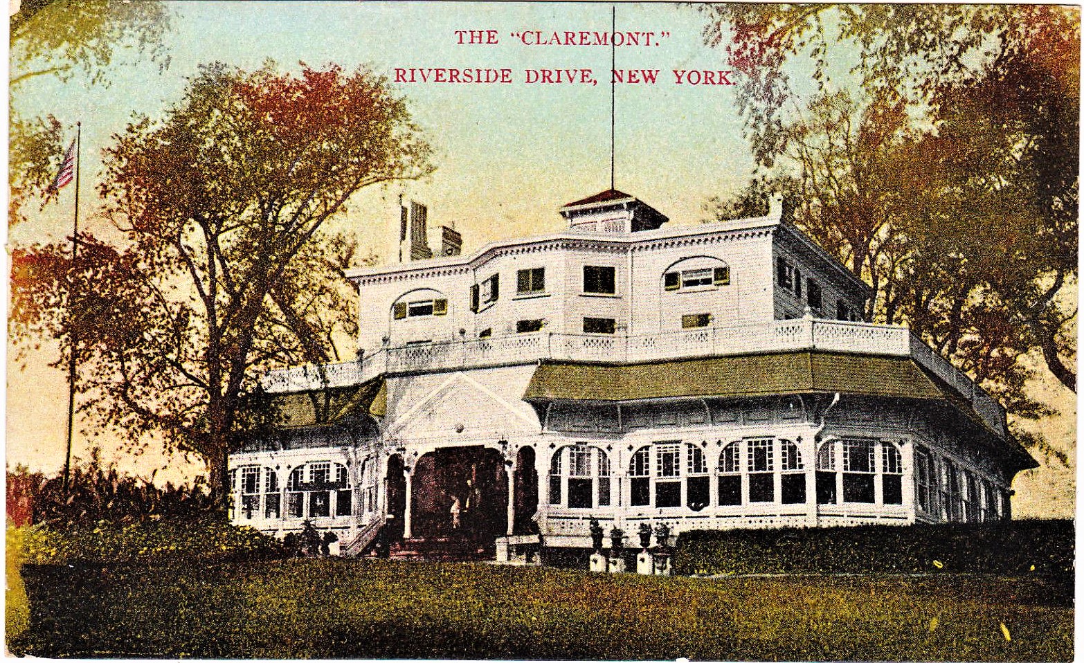 Daytonian in Manhattan The Lost Claremont Inn Riverside Dr and 124th