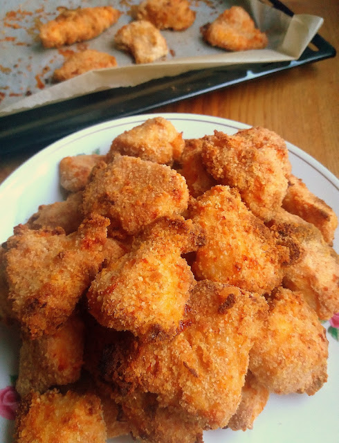 Pieczone nuggetsy Jamiego Olivera / Jamie's Baked Chicken Nuggets