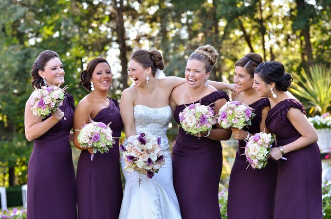 Purple and Silver New Jersey Wedding: Heather & Sal