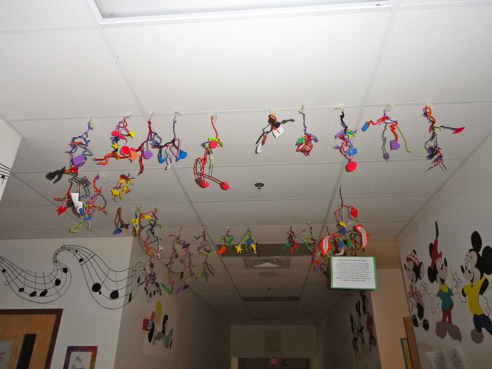 Art- It's Made To Be Seen: Second Grade- Shape Mobiles