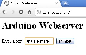 Arduino in Romania: Arduino Webserver - HTML form