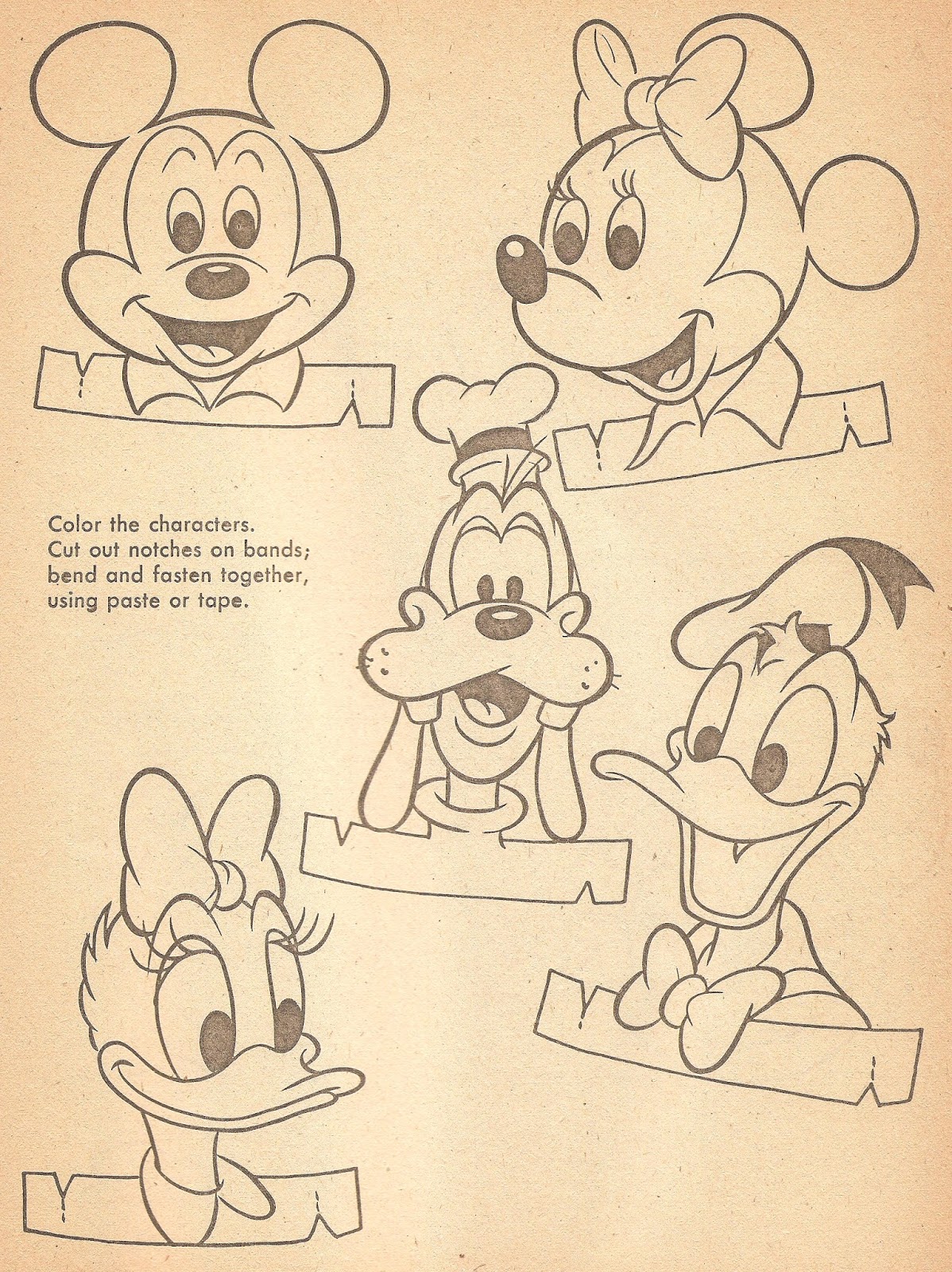 Gangster Mickey Mouse Coloring Pages