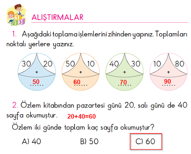 2. Sınıf Açılım Yayınları Matematik Ders Kitabı 106. Sayfa Cevapları
