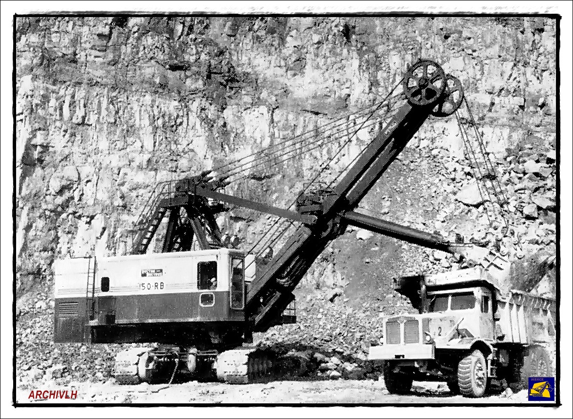 Bagger Galerie Construction Machines: Ruston-Bucyrus 150-RB ...
