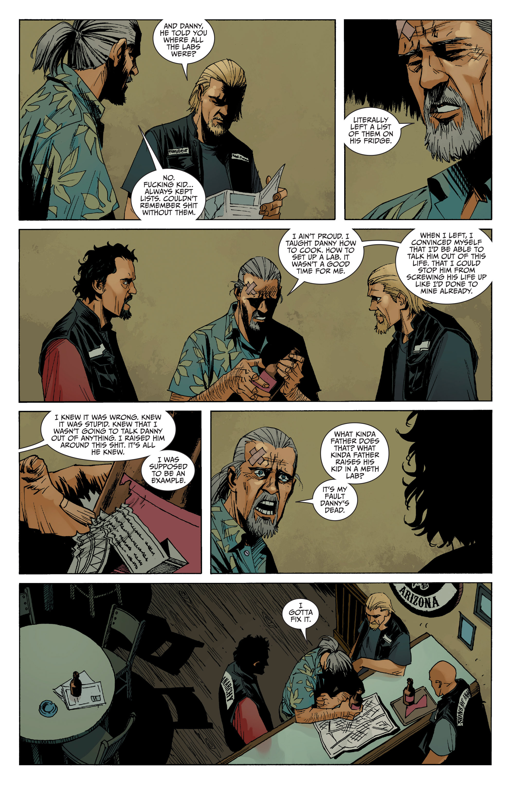 Read online Sons of Anarchy comic -  Issue #13 - 16