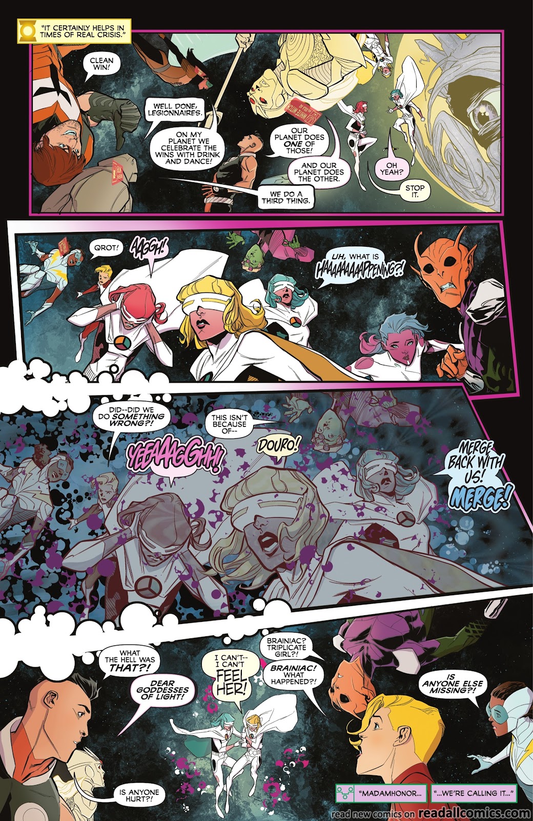 Justice League vs. the Legion of Super-Heroes Vol. 1 chapter 1 page 6