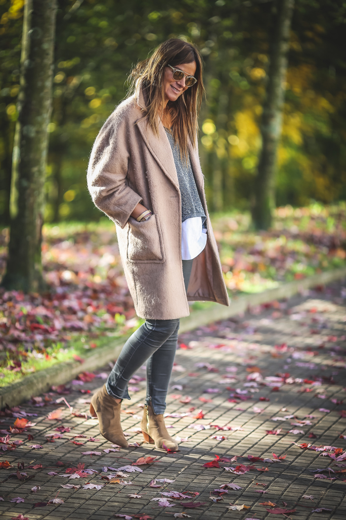 Lucía Díez , Personal Shopper , es cuestión de estilo , San Sebastián , Abrigo Camel , Stretstyle, Look para el dia a dia,