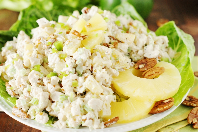 PineapplePecan Chicken Salad The Kitchen is My Playground